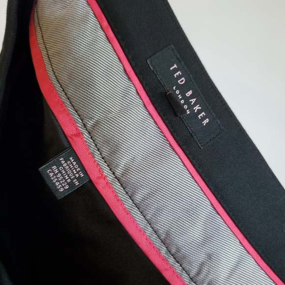 Ted Baker black wool skirt size 1. Pencil style, fully lined, euc. - Picture 5 of 8